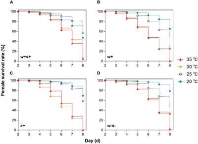 Spider Mites Singly Infected With Either Wolbachia or Spiroplasma Have Reduced Thermal Tolerance